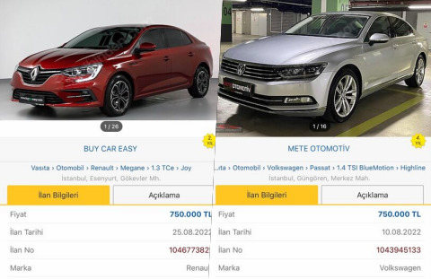 750 bin TL bütçen olsaydı Megane mi yoksa Passat mı tercih ederdin?