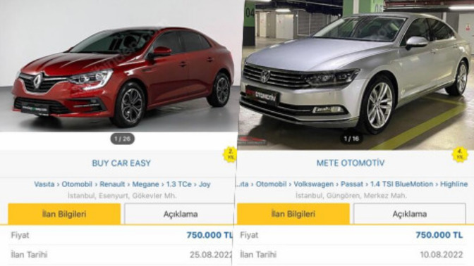 750 bin TL bütçen olsaydı Megane mi yoksa Passat mı tercih ederdin?