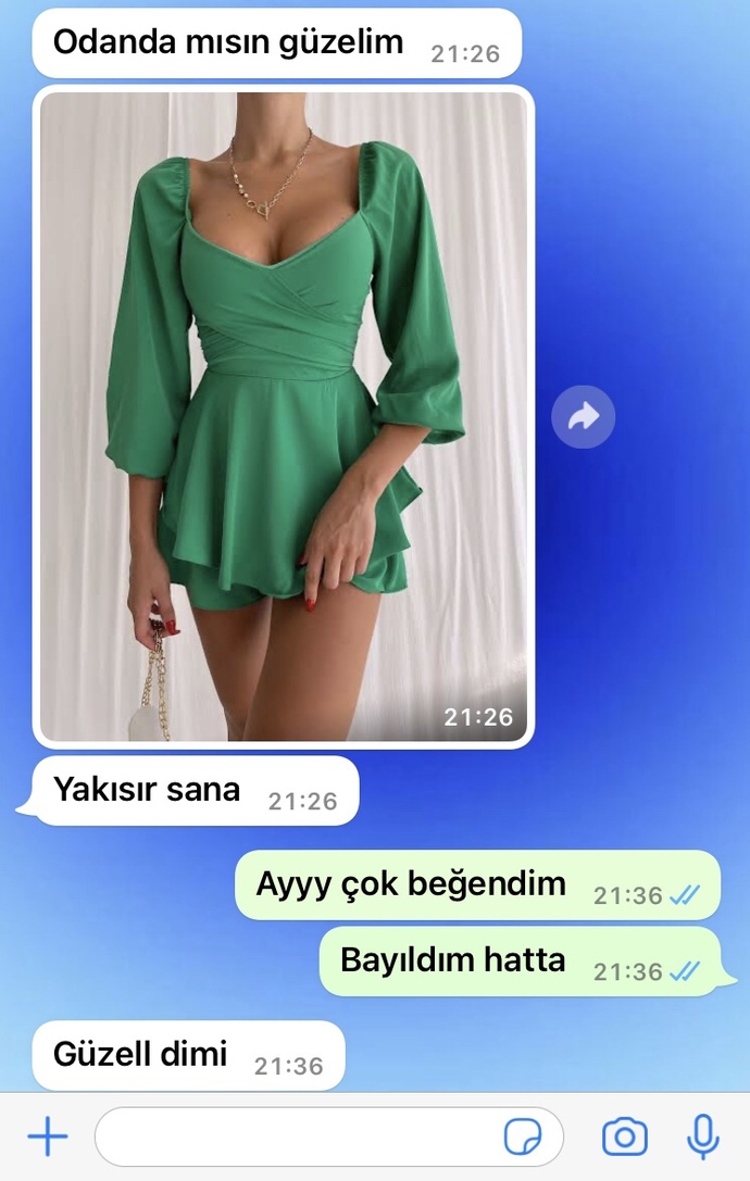 Sevgilim bu elbiseyi alıyor bana, sizce güzel mi?