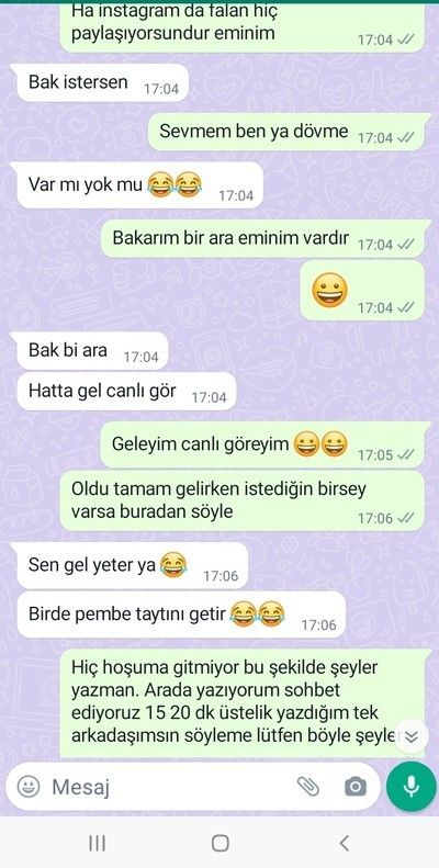 Sevgilisi olan bir adam başka bir kadınla bu şekilde konuşabilir mi sizce?