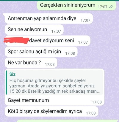 Sevgilisi olan bir adam başka bir kadınla bu şekilde konuşabilir mi sizce?