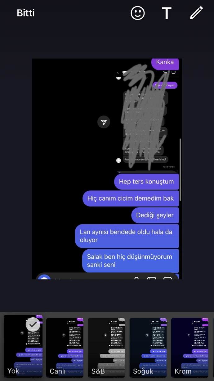 Bu gerçek arkadaş mı? derdimi anlatıyorum dediği şey kısa kısa cevaplar?