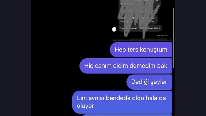 Bu gerçek arkadaş mı? derdimi anlatıyorum dediği şey kısa kısa cevaplar?