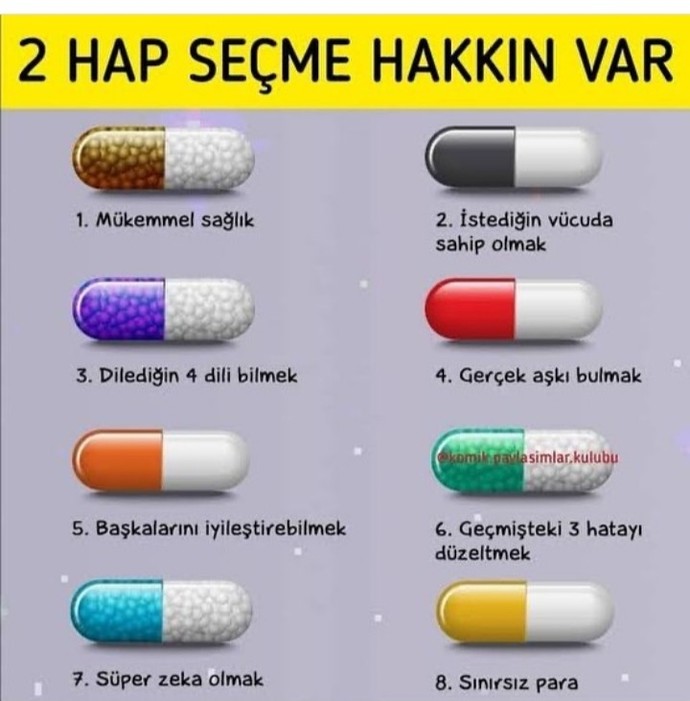 Seçme hakkın olsa?