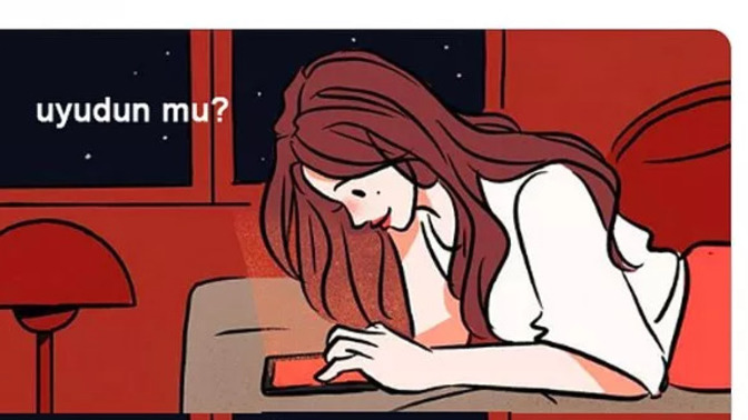 Bu saatte gelen "Uyudun mu" mesajından hayır gelir mi?