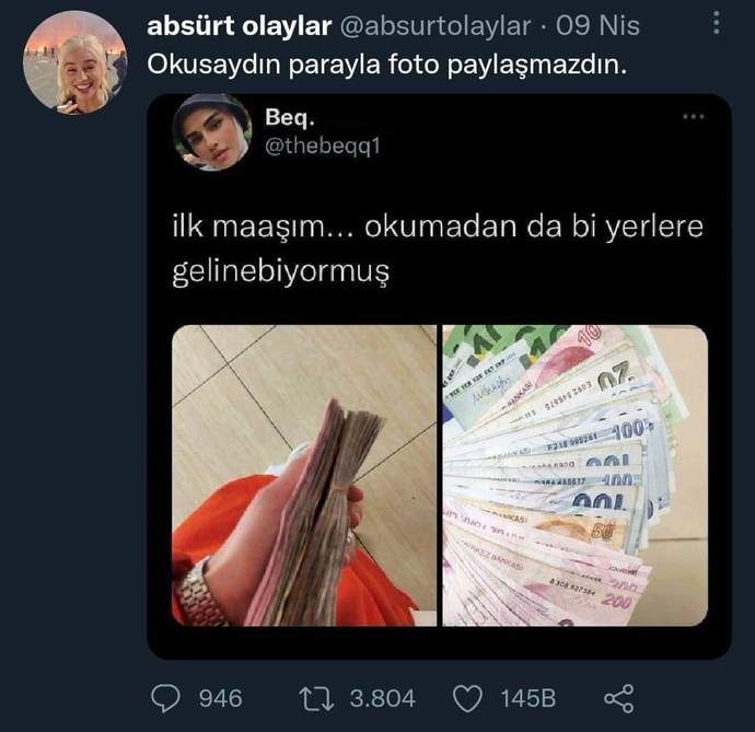 Okumadan bir yerlere geliniyor mu?