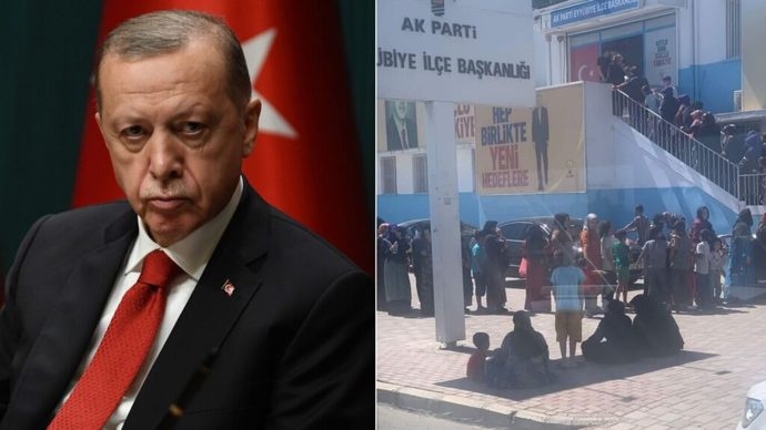 Erdoğanın mitinginde 250 TLlik market çeki Bunun için mitinge katılır mısınız?