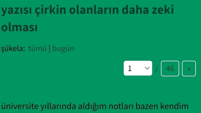 Yazısı çirkin olanların daha zeki olup iş hayatında daha başarılı olduğuna inanıyor musunuz?