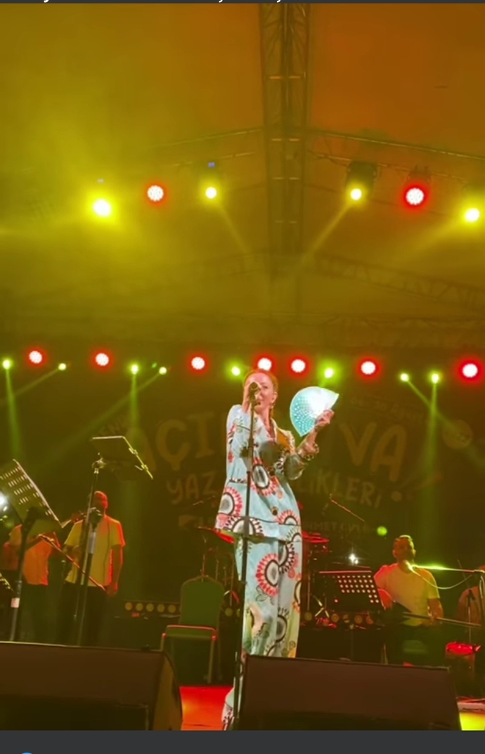 Bu nasıl bir kıyafet? Sanatçı dediğin böyle kıyafetle mi konser verir?