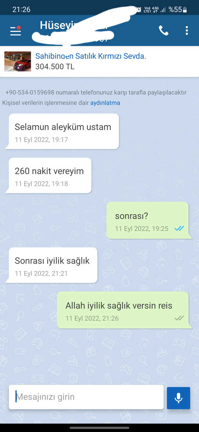 304 binlik ilana 260 vereyim diyen neyin kafasını yaşıyor?
