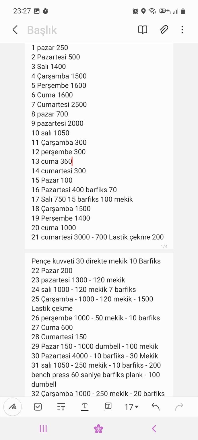50 günde 53 bin şınav ekstra spor ve sonuç?