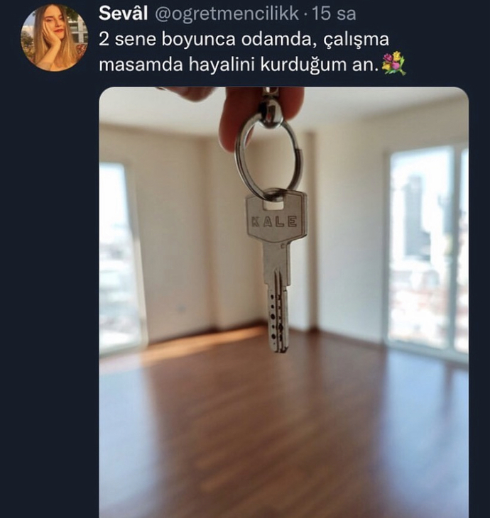 Aha bu hayalimin..