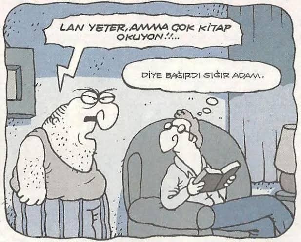 Otobüste kitap okuyan artist tiplere bir ben mi uyuz oluyorum?