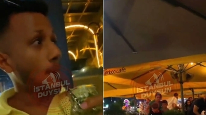 Vadi İstanbul’daki çatışmada Arap turistin portakal suyunu kurtarmaya çalışması kaç puan :D?