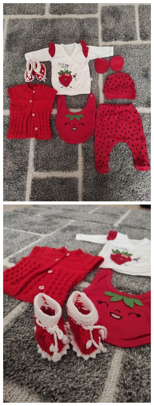 Kızımın doğumdan hemen sonra giyeceği kıyafetleri güzel mi 🍓?