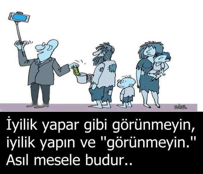 İyilik yapar gibi göründünüz mü hiç?