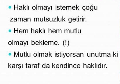 Haklı olmayı mı istersiniz, mutlu olmayı mı?