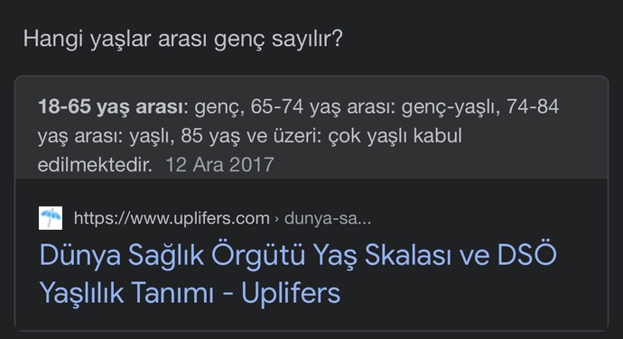 30 yaşındaki bir erkek genç sayılır mı?