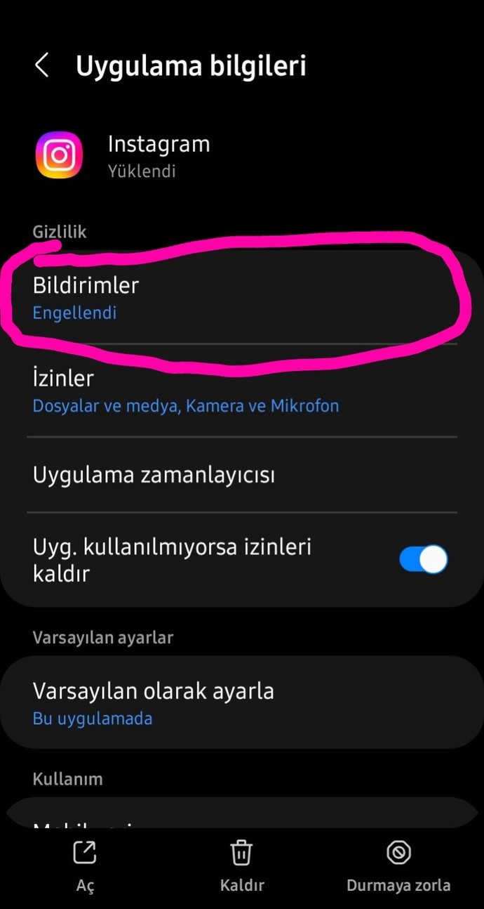Instagram bildirimleri gelmiyor ya neden acaba?