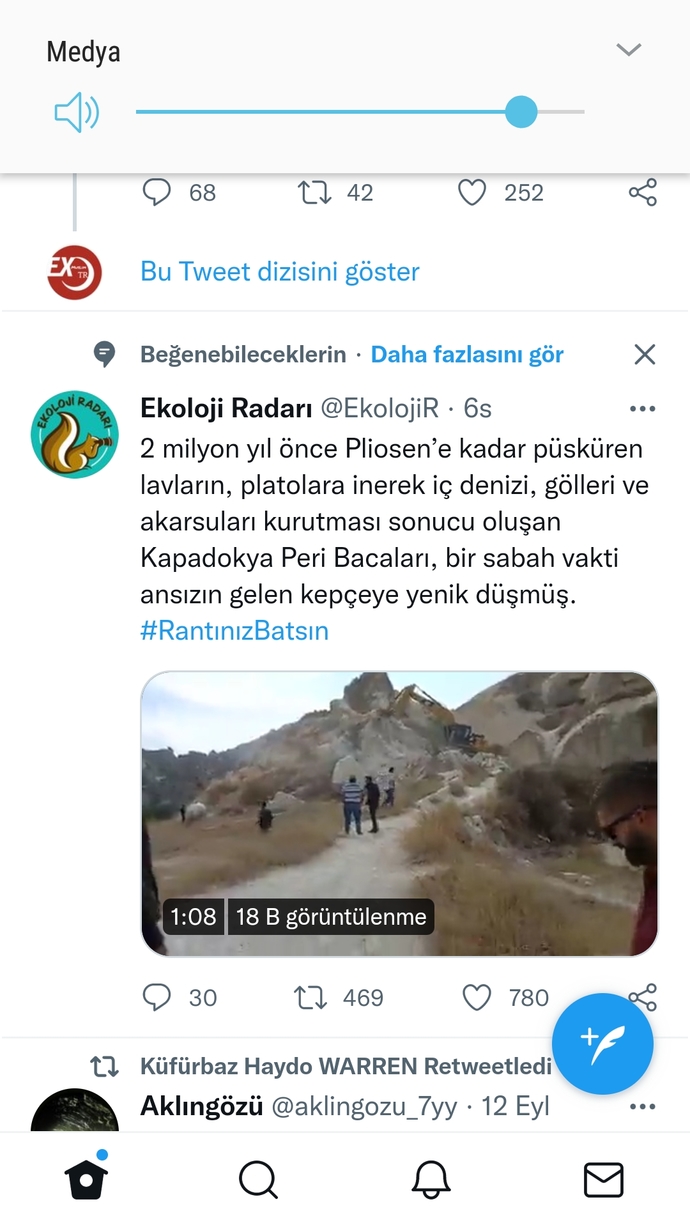Peri bacalarının kepçeler ile tahrip edildiği iddia ediliyor! Kapadokyaya gittin mi?