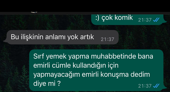 Sizce nişanlımın üslubu doğru mu?