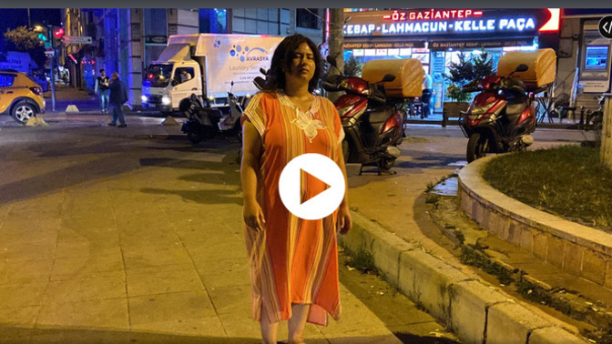 Beyoğlu'nda bir kadın beş saat boyunca hareketsiz durdu! Siz olsaydınız ne sorardınız?