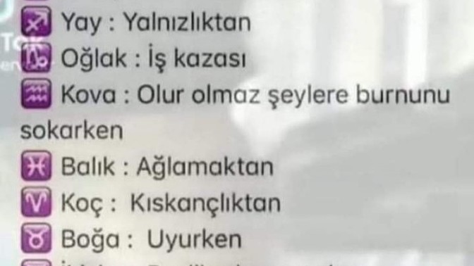 Hangi burç neden?
