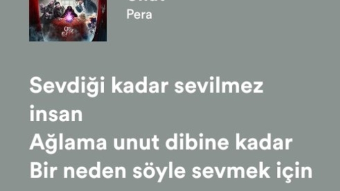 Bu aralar tekrar tekrar dinlediğiniz bir şarkı var mı?