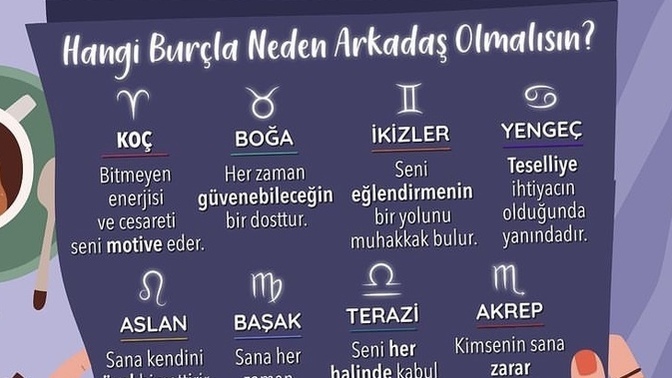 Hangi burçla neden arkadaş olmalısın?