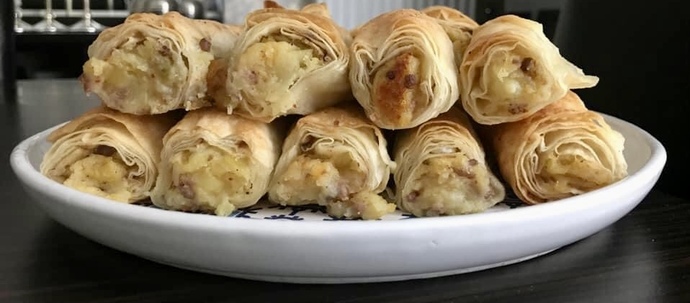 Enn sevdiğim patatesli börek 😍😍