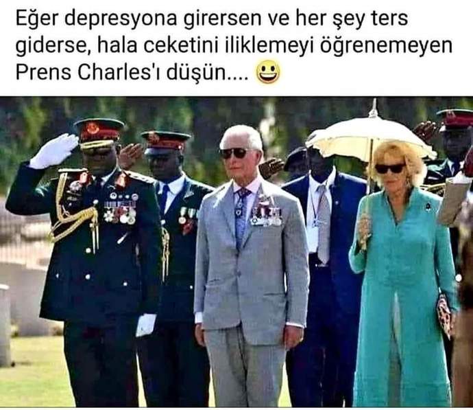 73 yıl sonra gelen prenslik tabi eğreti duracaktı😅