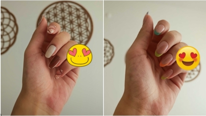 Flörtümle akşam ilk romantik buluşmamızzzz 💙 Hangi tırnak modeli daha uygun?