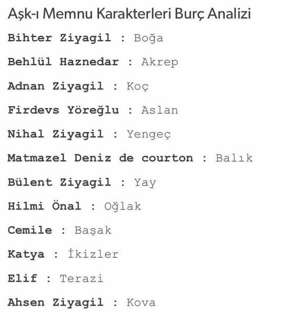 Burcunuza göre hangi Aşk-ı Memnu karakterisiniz?