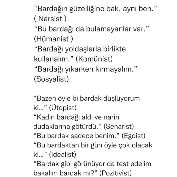 Bu bardağa nasıl bakarsın😃?
