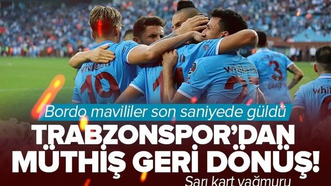 Trabzonspor 2-0 geriye düştüğü maçta Gaziantep'i 90+8'de Bartra'nın attığı golle 3-2 yendi! Maçı nasıl buldunuz?