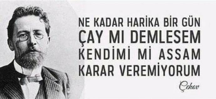 Çay içmek en iyisi 🙄