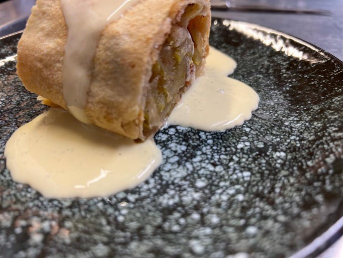 Elmalı strudel yaptım nasıl olmuş sizce?