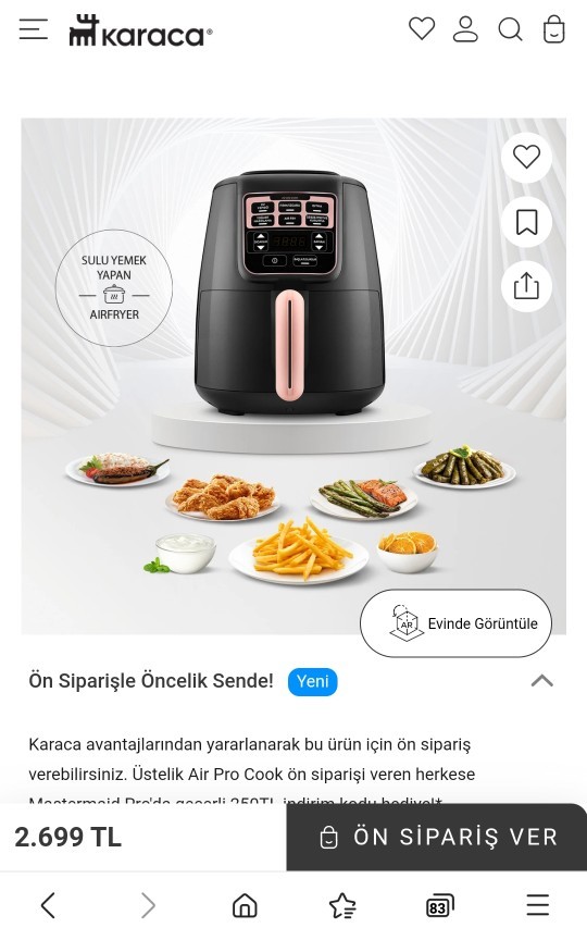 Karaca onlinedan çeyiz için bir şeyler almak istiyorum, iyi mi sizce?