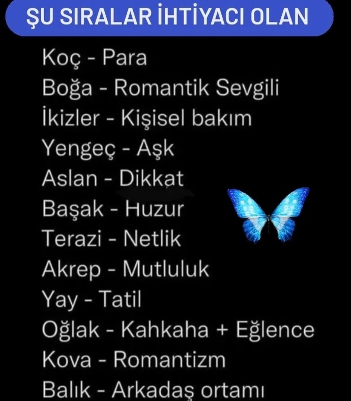 Burcuna göre neye ihtiyacın var?