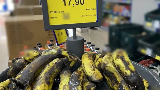 Marketlerde çürümüş muz 18 liradan satılıyor! Bu muzu alır mıydınız?
