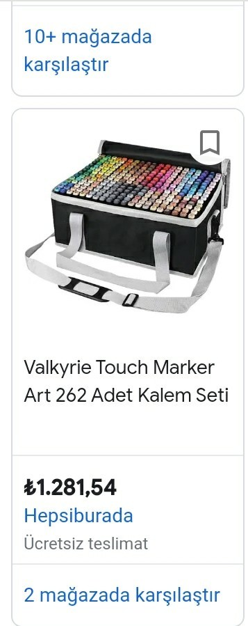 Bu kalem setleri nie bu kadar pahalı ya?