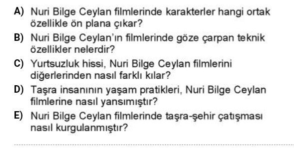 Nuri Bilge Ceylan sorusu KPSSye damga vurdu, cevabı biliyor musunuz?