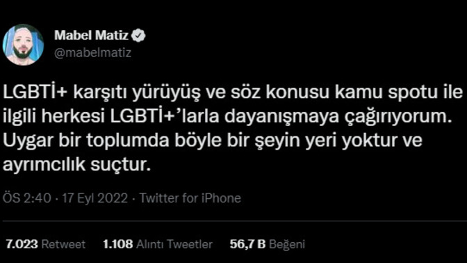 Ünlüler LGBT karşıtı yürüyüşe tepki gösterdi. LGBT karşıtı yürüyüş ayrımcılık mıdır?