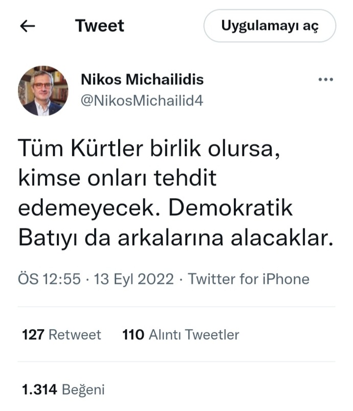 Bu tweet hakkında ne düşünüyorsun?