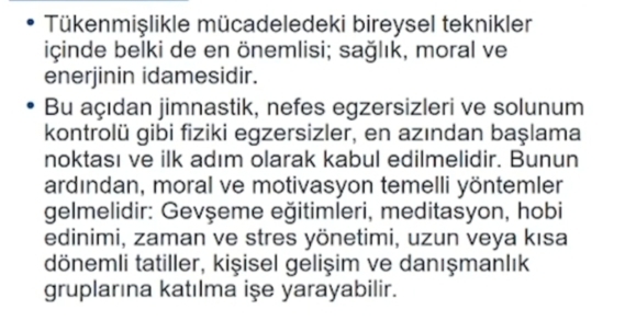Tükenmişlik sendromuna yakalandığınızı hissediyor musunuz? Peki bu sendromdan kurtulmak adına neler yapıyorsunuz?