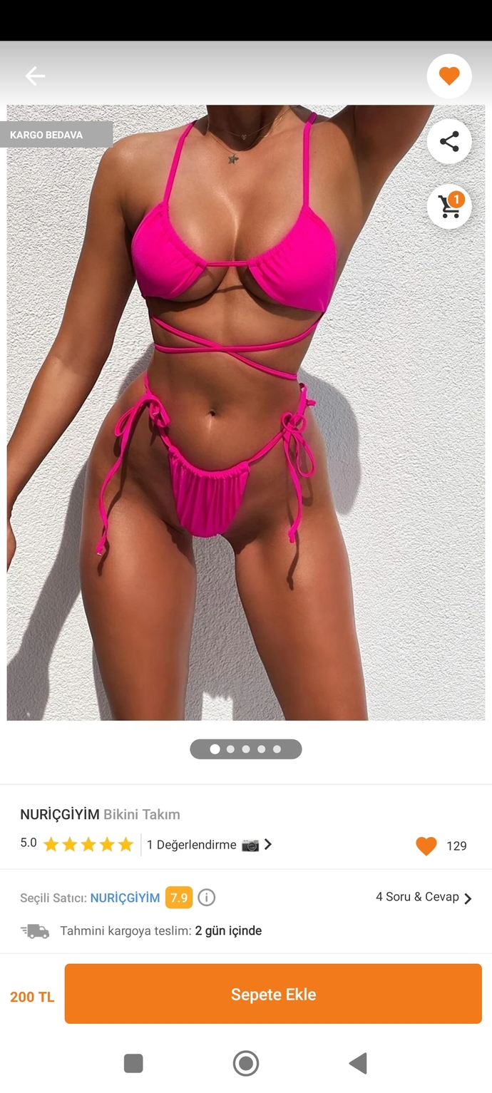 Balayında giymek için hangi bikini sizce?