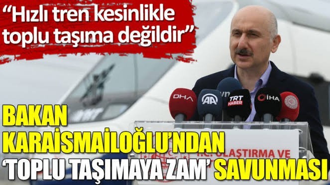 Tren toplu taşıma aracı değil midir🤔?