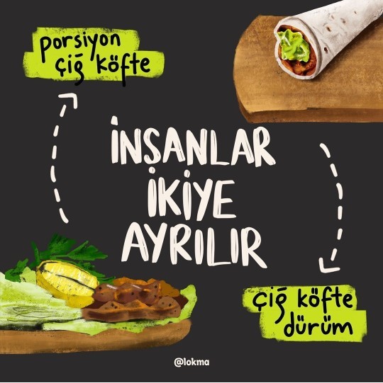 Porsiyoncumusun? Dürümcümüsün?