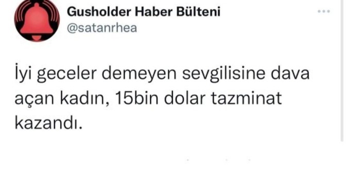 Birini dava etmek isteseniz konusu ne olurdu?