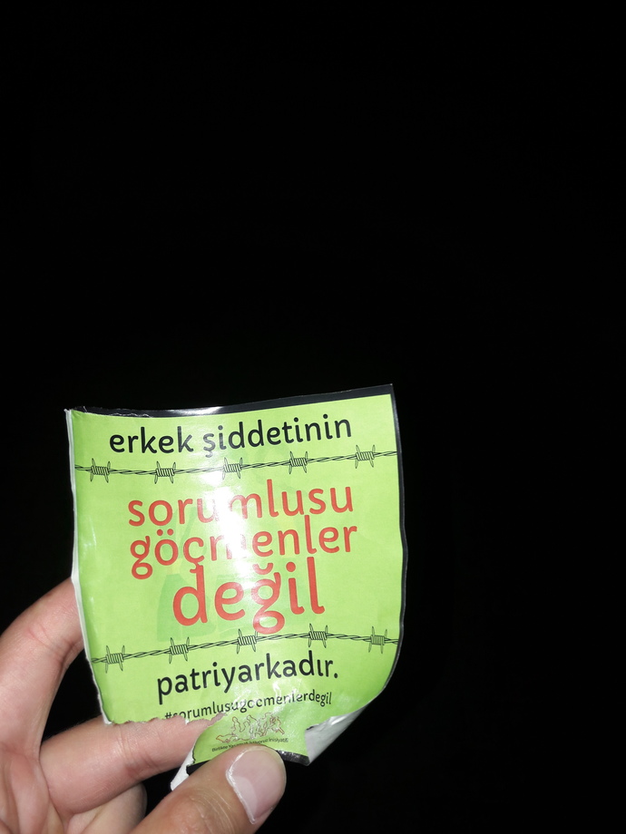 Feministlerin, Suriyeli arapları savunması?